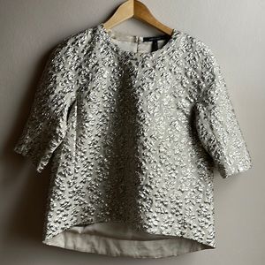 BCBGMaxAzria Metallic Top